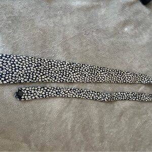 Old Navy Black and White Tie Accessory